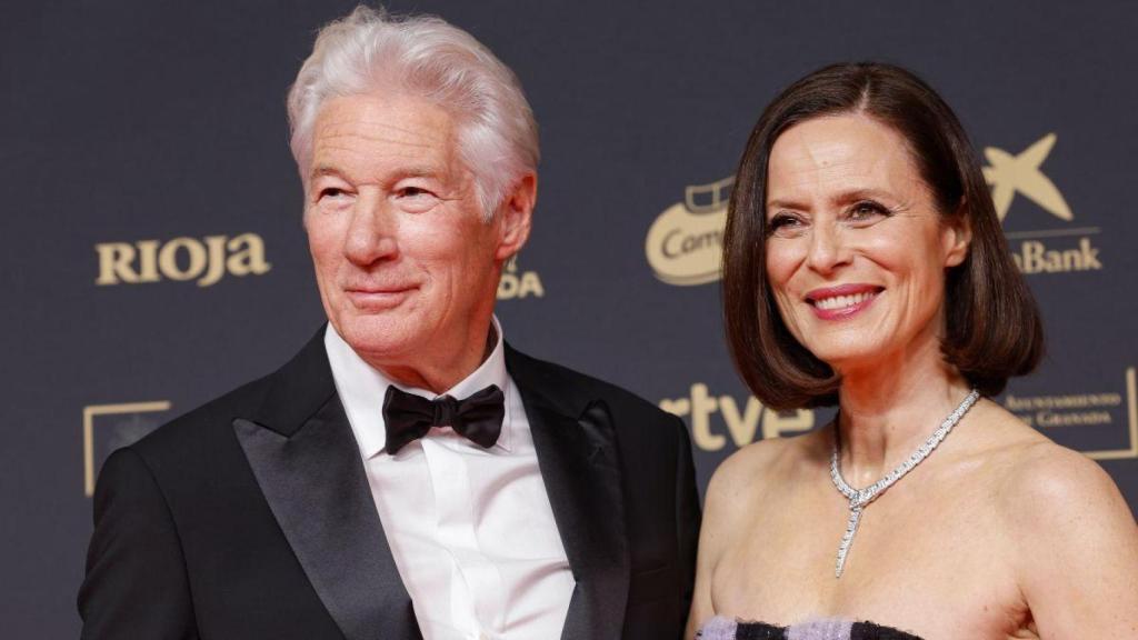 Richard Gere y Aitana Sánchez-Gijón en los Goya de 2025.