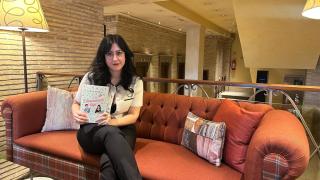Nerea Erimia, escritora en Zaragoza.