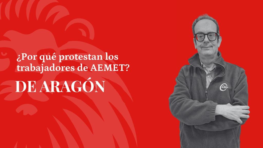 Miguel Abad, delegado de CSIF Aragón Aemet