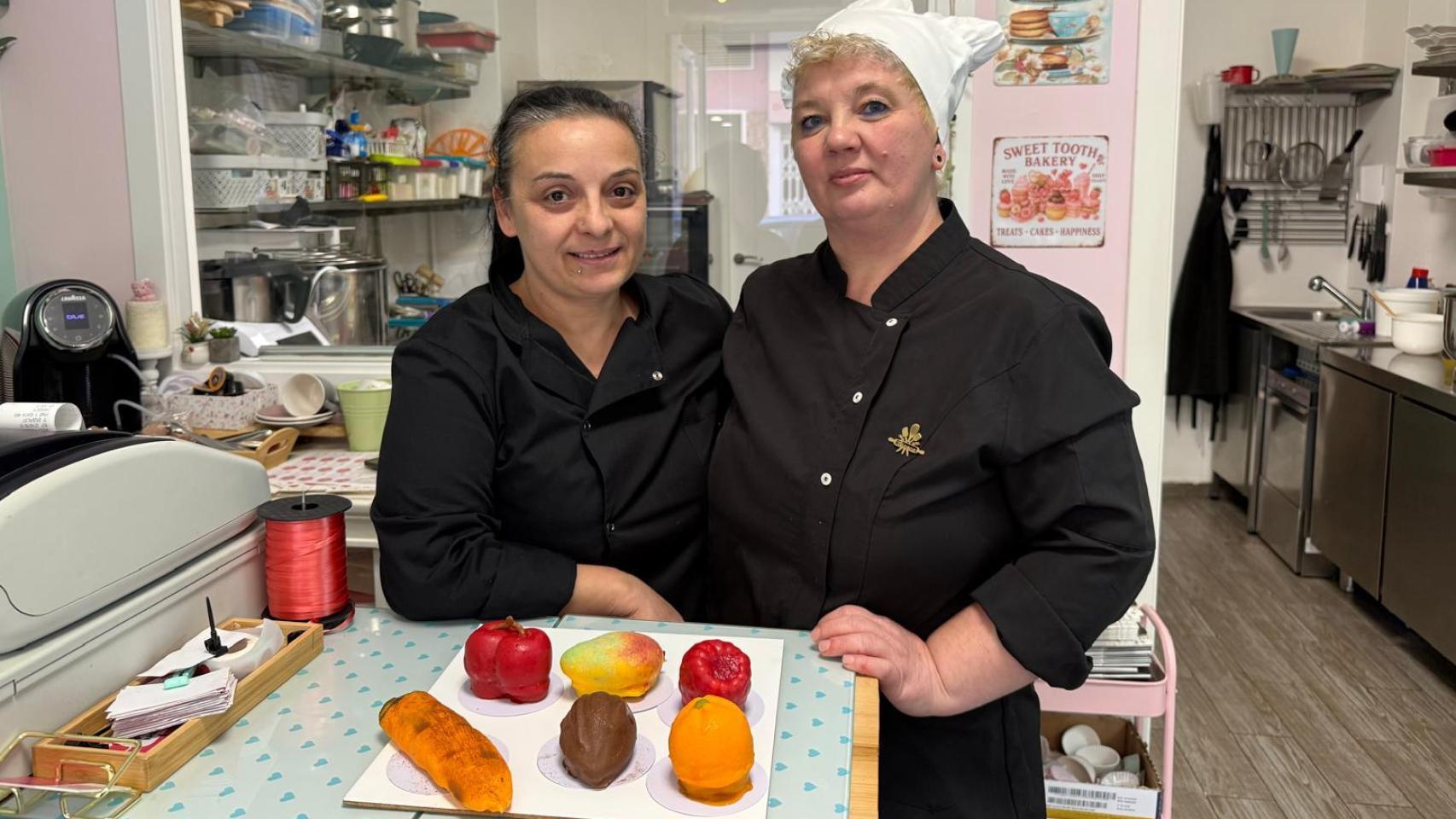 Agnita y Bianca.