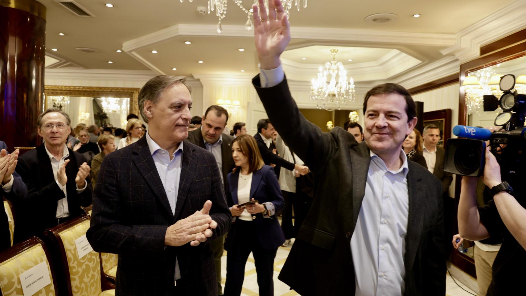 El candidato del PP a la presidencia de la Junta de Castilla y León, Alfonso Fernández Mañueco inicia la campaña en Salamanca con simpatizantes y afiliados
