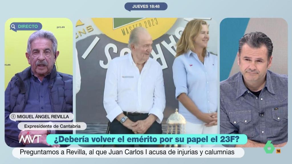 Miguel Ángel Revilla en 'Más vale tarde'
