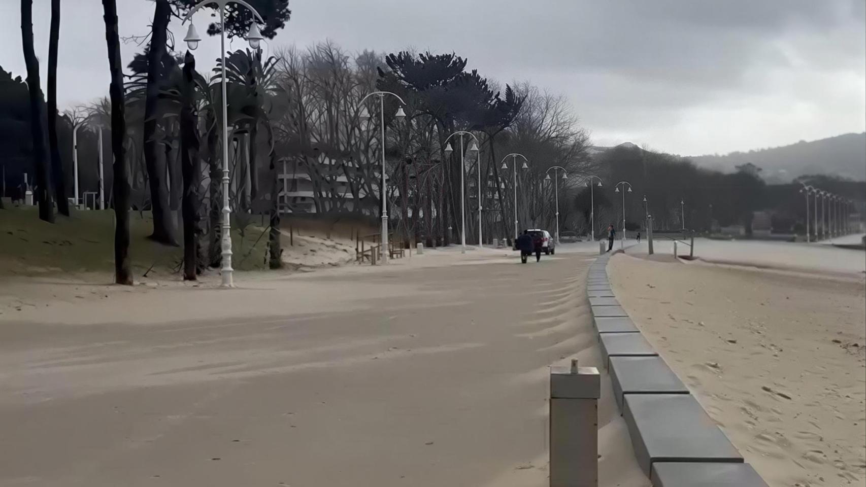 La sedimentación del paseo de Samil.