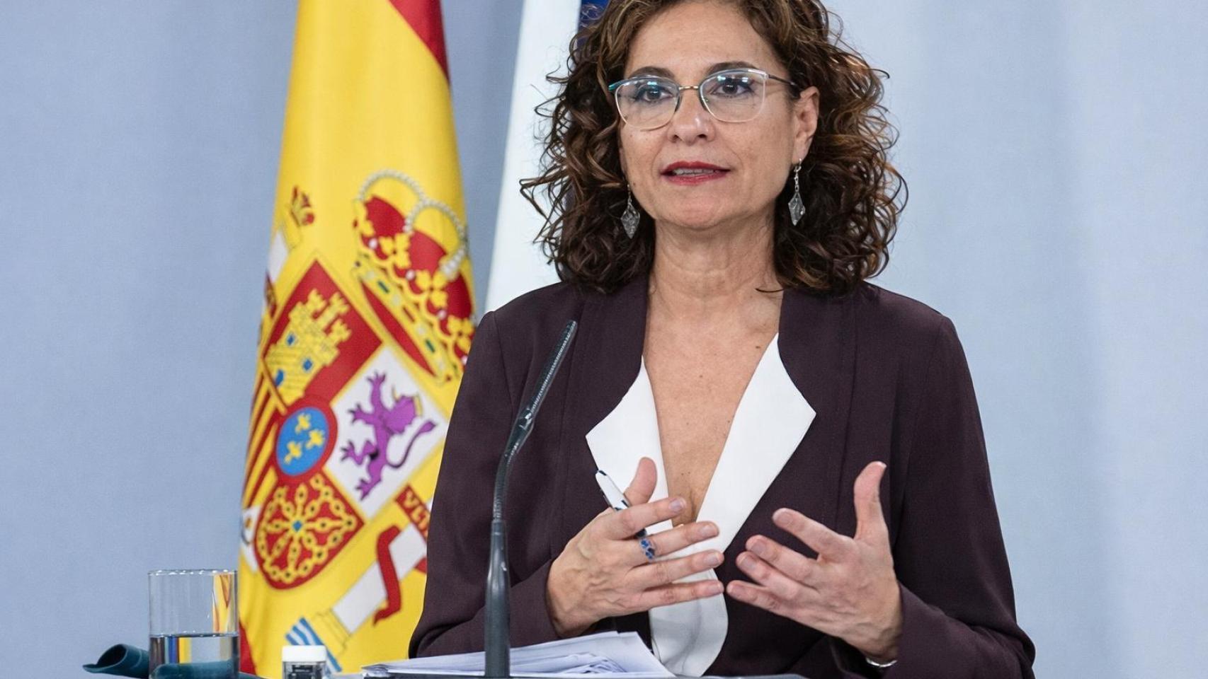 María Jesús Montero, Ministra de Hacienda.