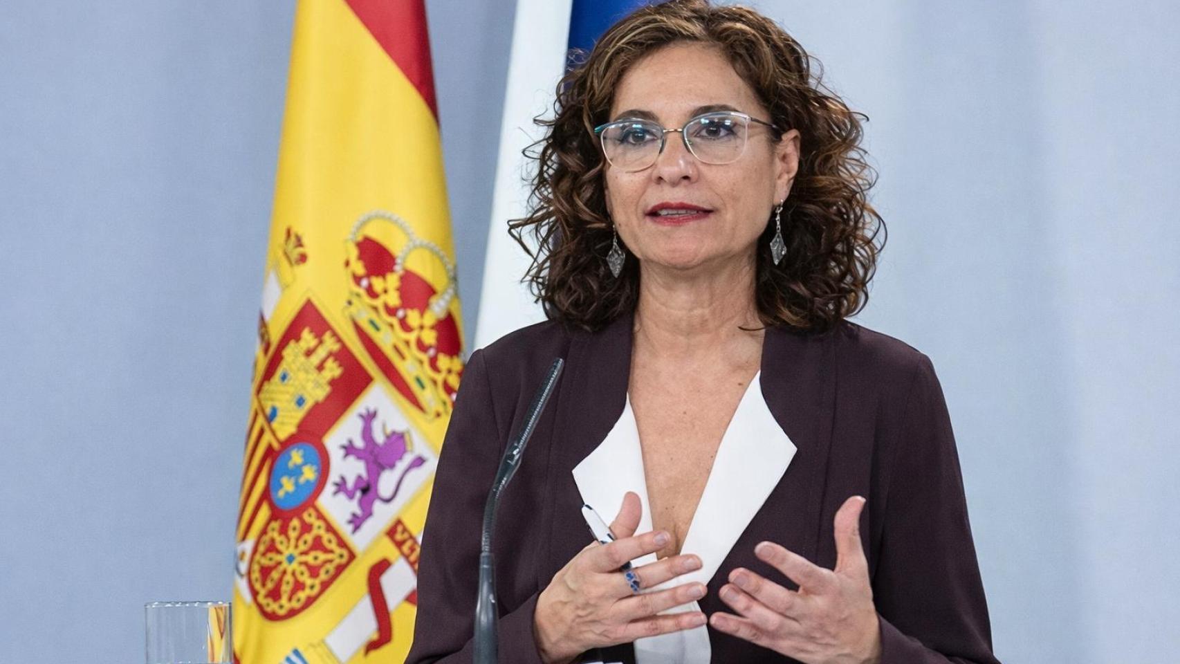 María Jesús Montero, Ministra de Hacienda.