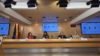 Presentación del Certificado de Liderazgo Femenino Transformador en la Oficina del Parlamento Europeo en Madrid.