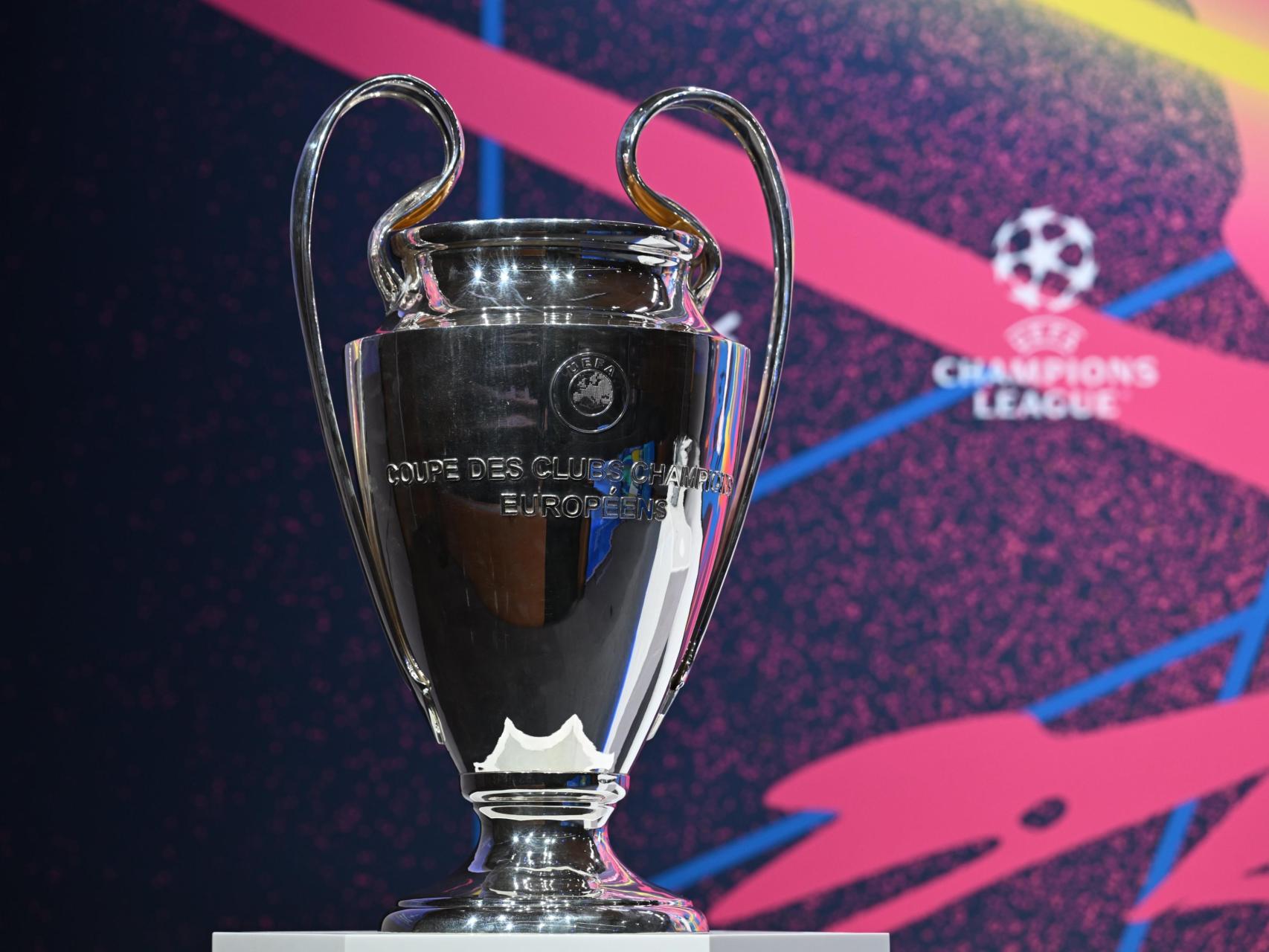 El trofeo de la Champions League