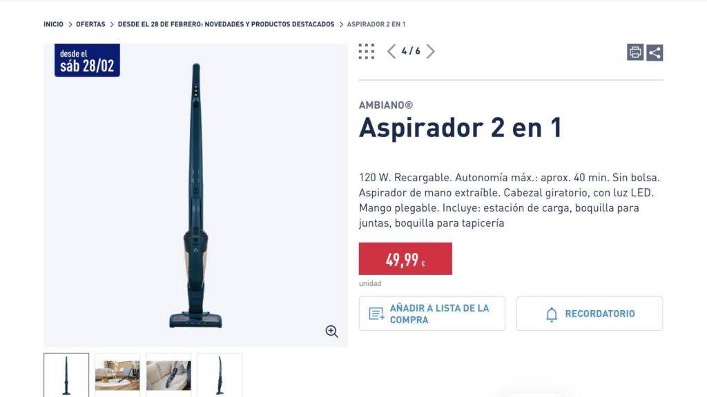 Aspirador 2 en 1.