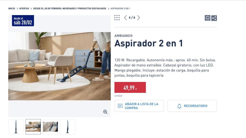 Aspirador 2 en 1.