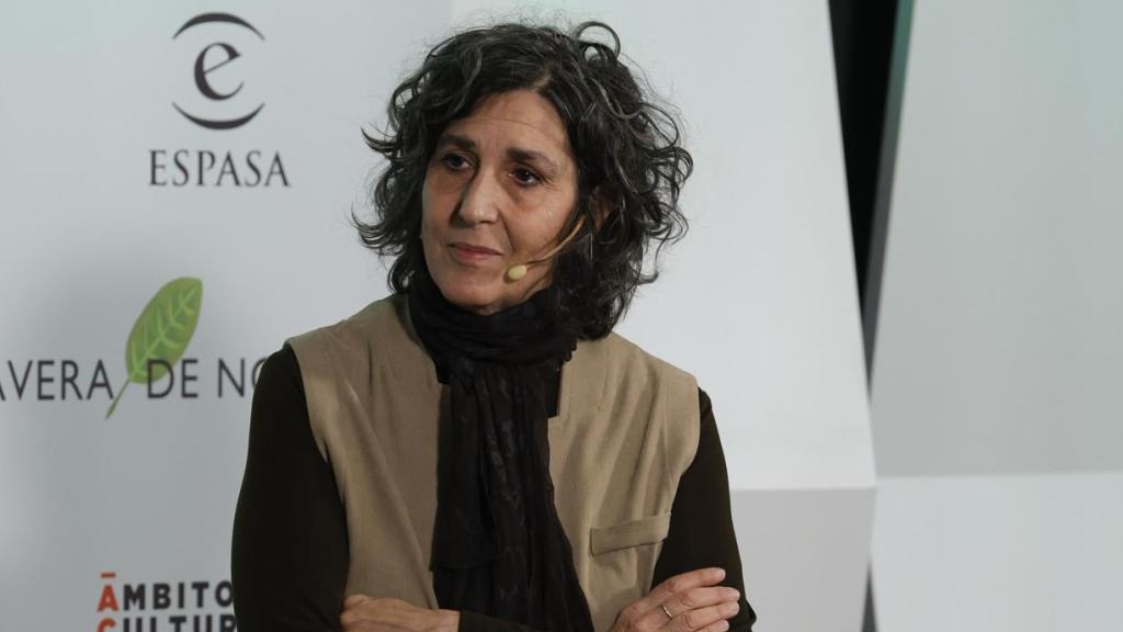 Elvira Mínguez ganadora del XXX Premio Primavera de Novela. Foto: EFE/Zipi Aragón