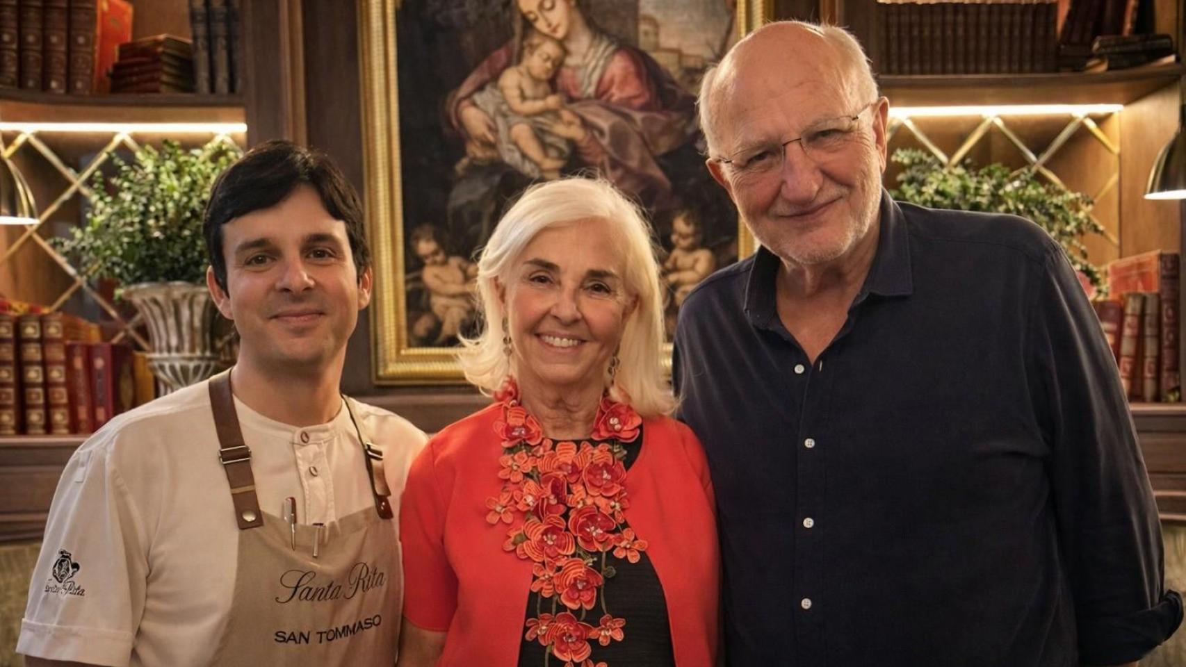 Juan Roig y Hortensia Herrero en Santa Rita.
