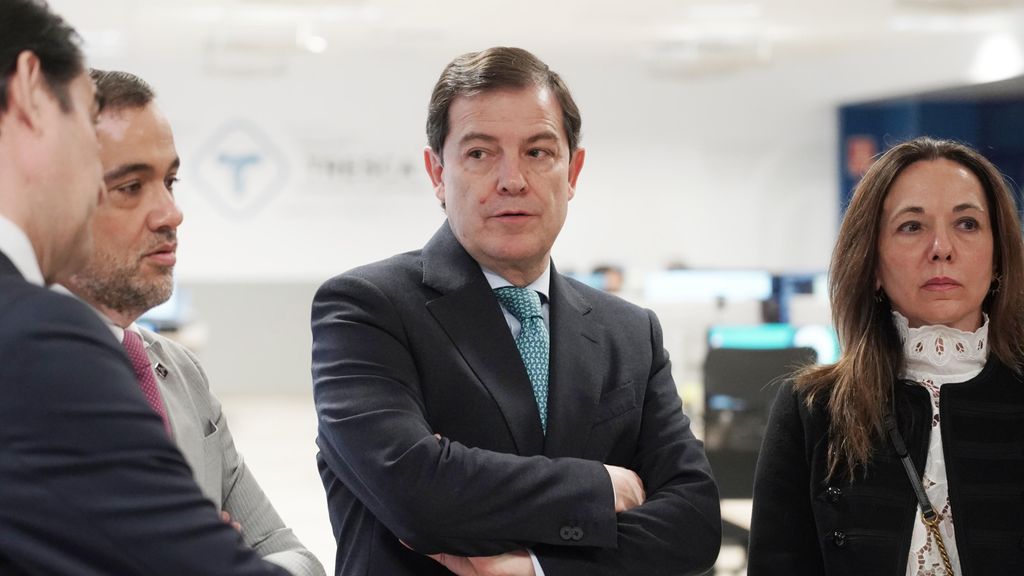 El presidente de la Junta y candidato a la reelección por el PP, Alfonso Fernández Mañueco, visita la empresa Tresca, en el Parque Tecnológico de León, este viernes