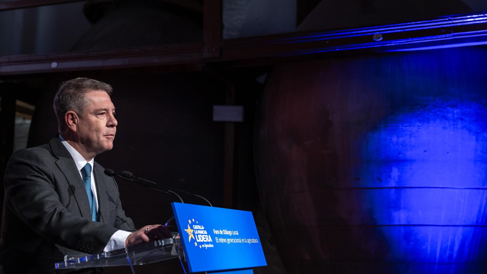 Page durante la inauguración del Foro de Diálogo Local ‘El relevo generacional en la agricultura’.
