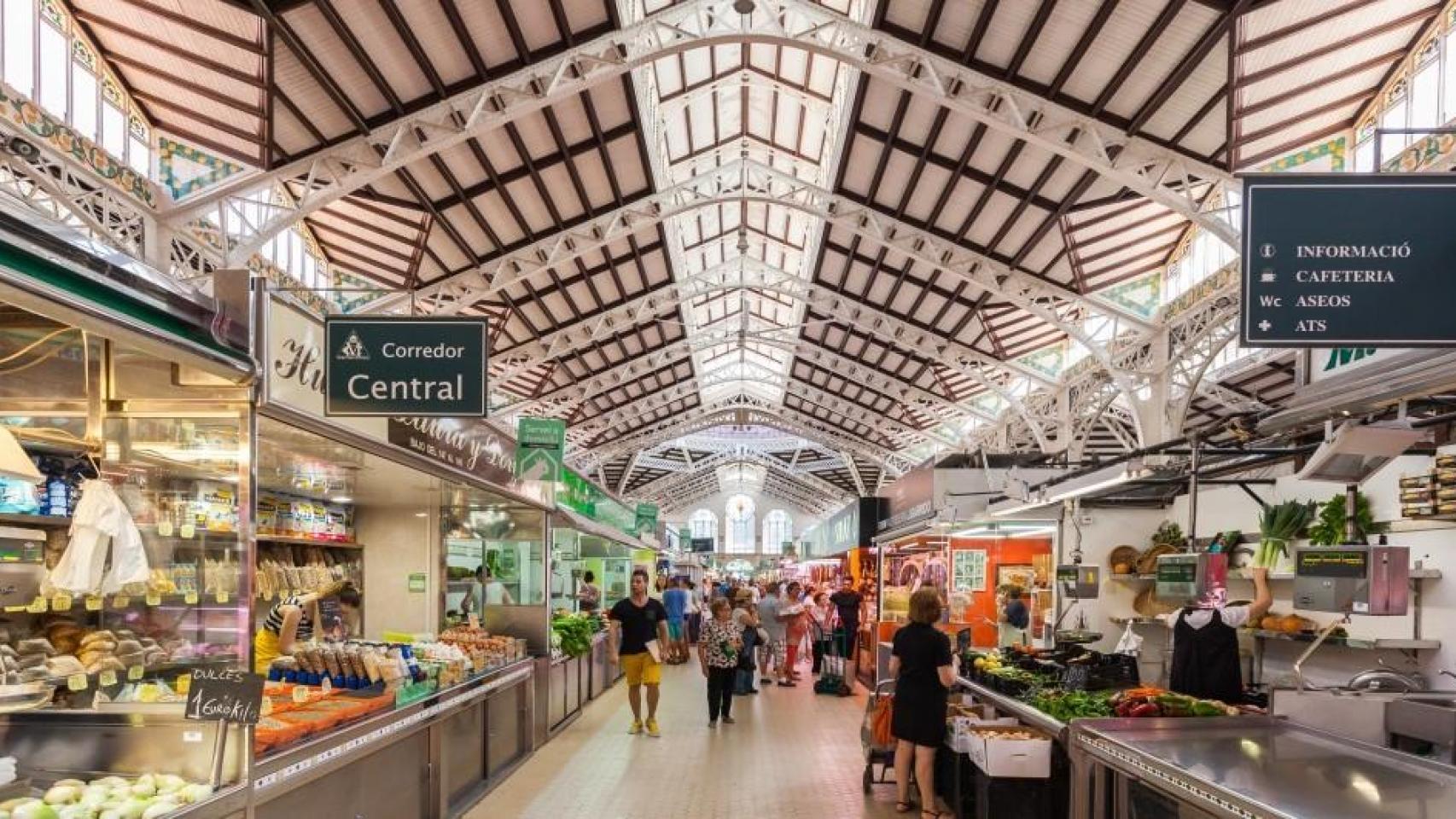 El Mercado Central de Valencia.