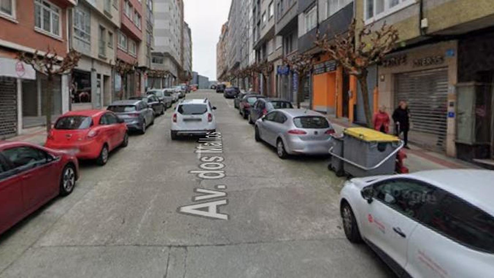 La avenida de Os Mallos