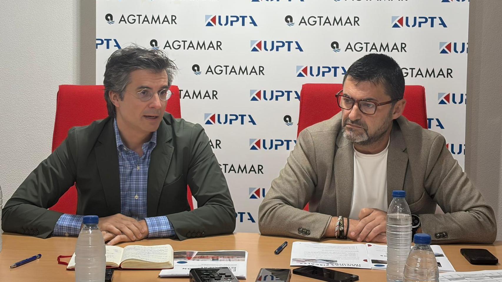 Borja Verea y Eduardo Abad, presidente de UPTA España