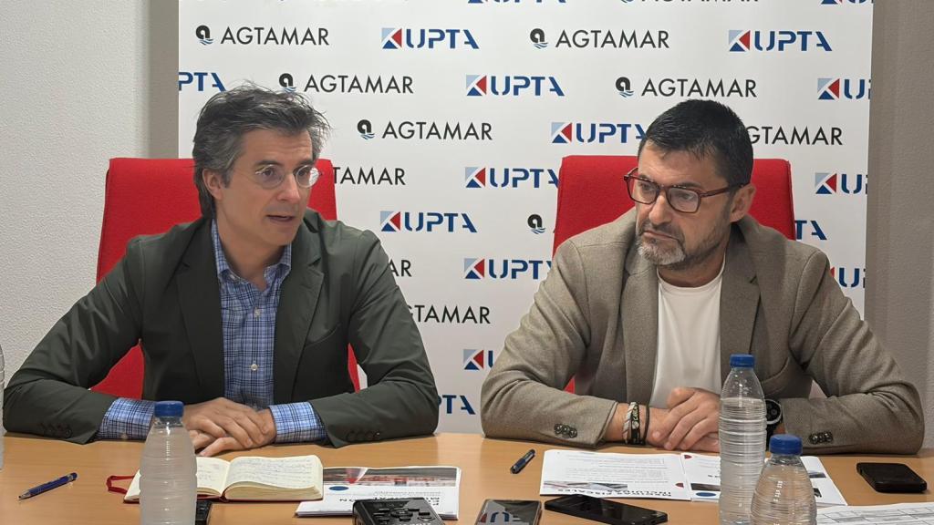 Borja Verea y Eduardo Abad, presidente de UPTA España