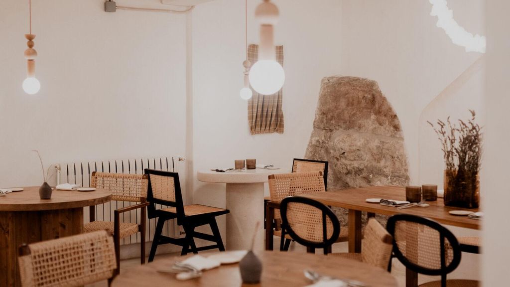 El salón del restaurante.