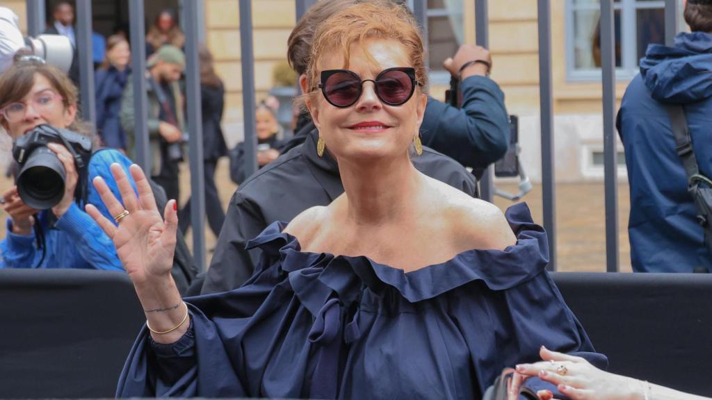 Susan Sarandon en la Fashion Week de Madrid.
