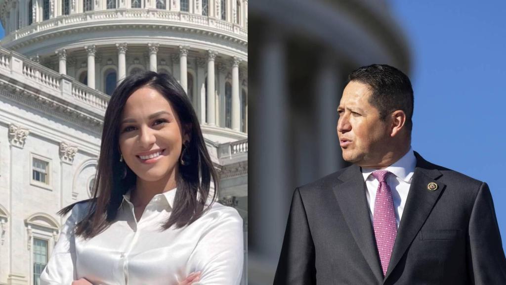 Regina Ann Santos-Aviles (izqda) que se quitó la vida tras ser presuntamente acosada por el republicano Tony Gonzáles (drcha).