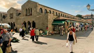 el Mercado de Abastos, en Santiago de Compostela (Galicia).