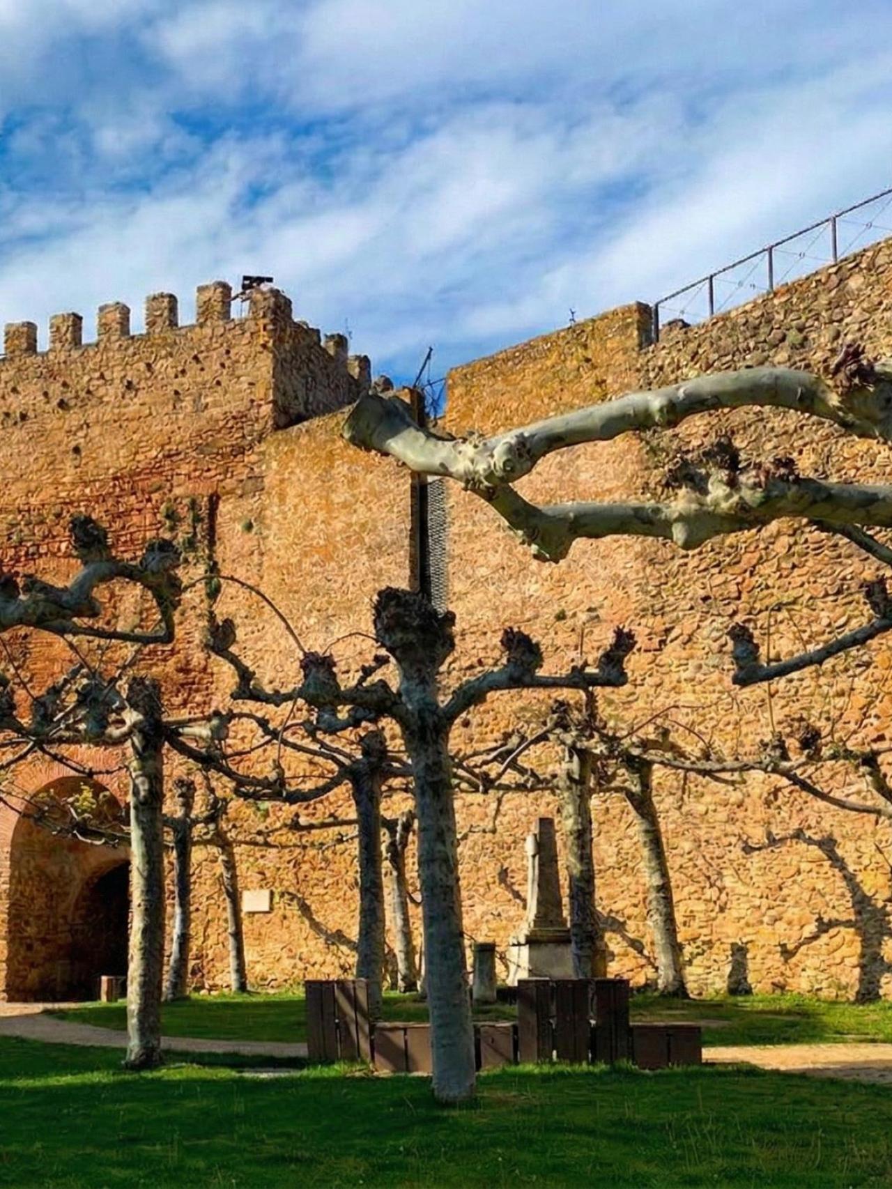 Vista del Castillo de los Mendoza de Buitrago de Lozoya.