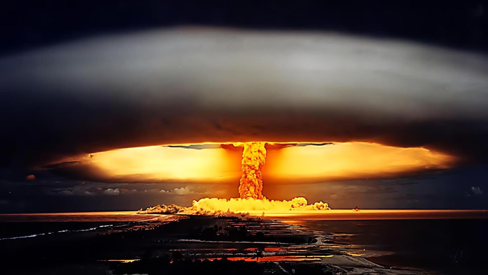 Explosión nuclear.