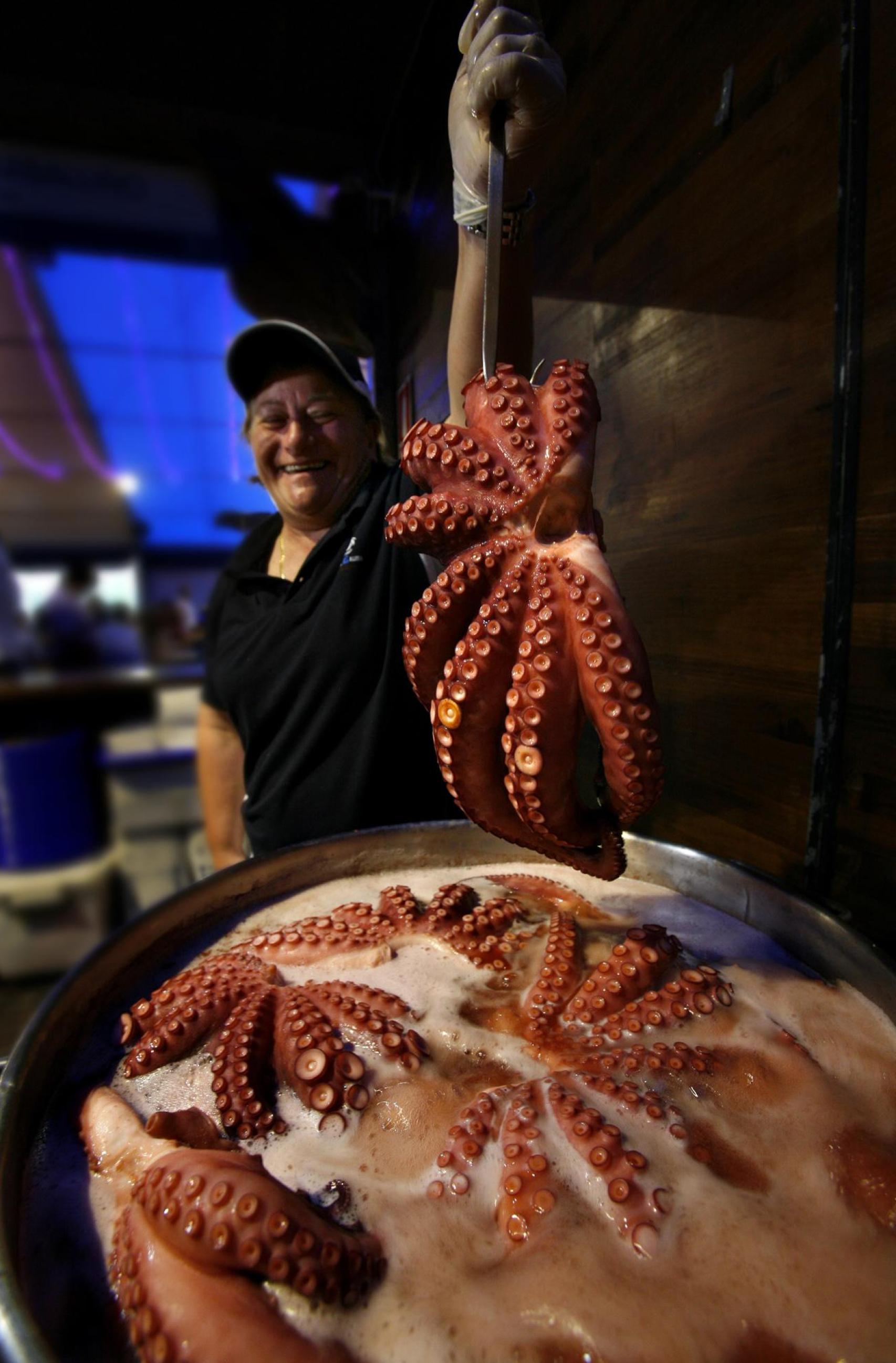El pulpo es uno de los platos típicos.