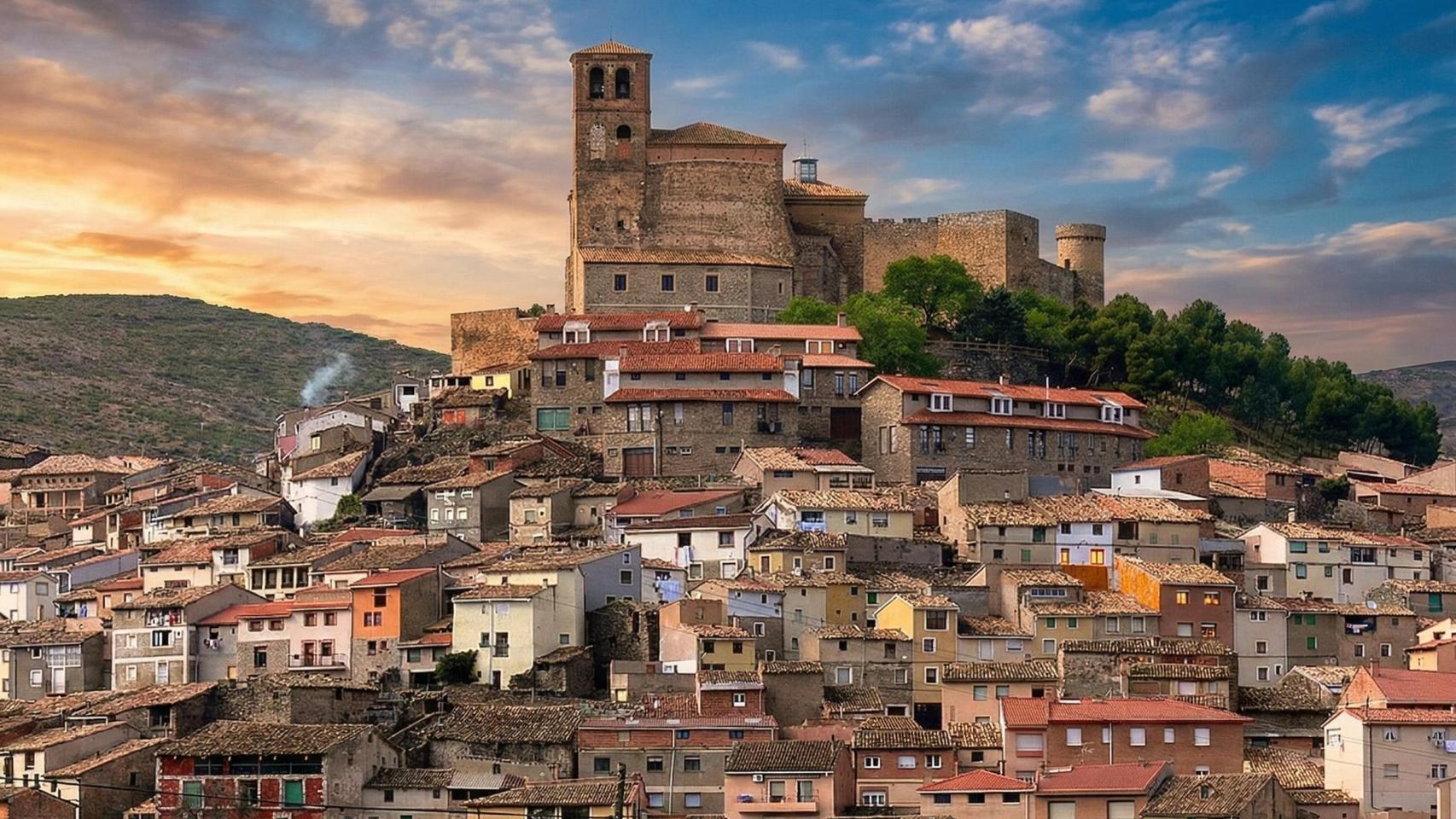 Valdeperillo, una pequeña aldea del municipio de Cornago (La Rioja) en la que viven 15 personas.