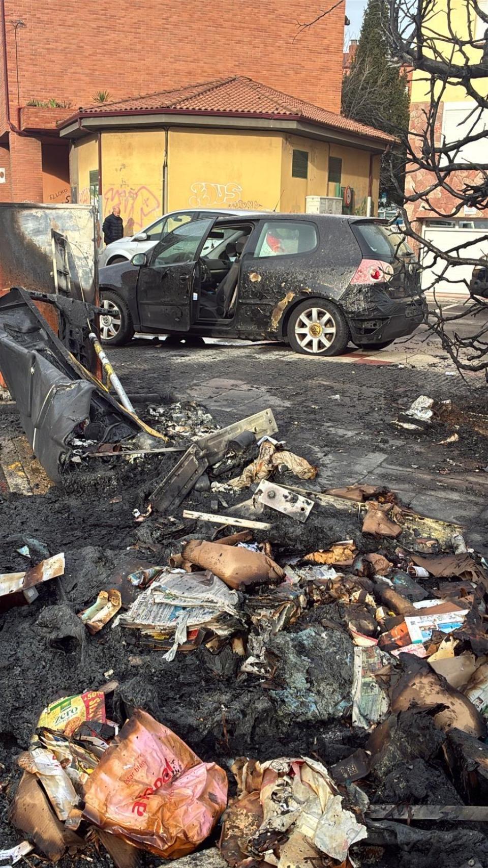 Situación tras el incendio