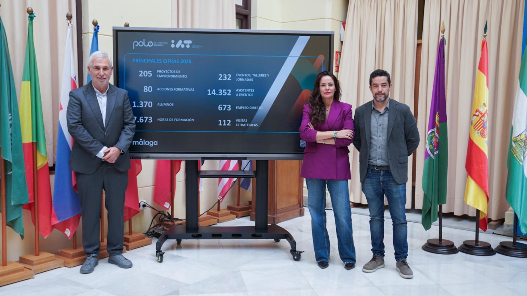 Un momento de la presentación del balance del Polo Nacional de Contenidos Digitales.