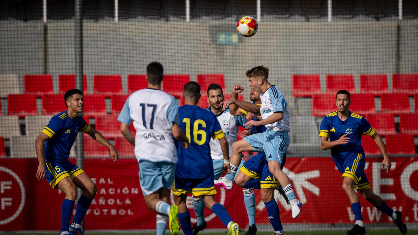 Instante del partido.