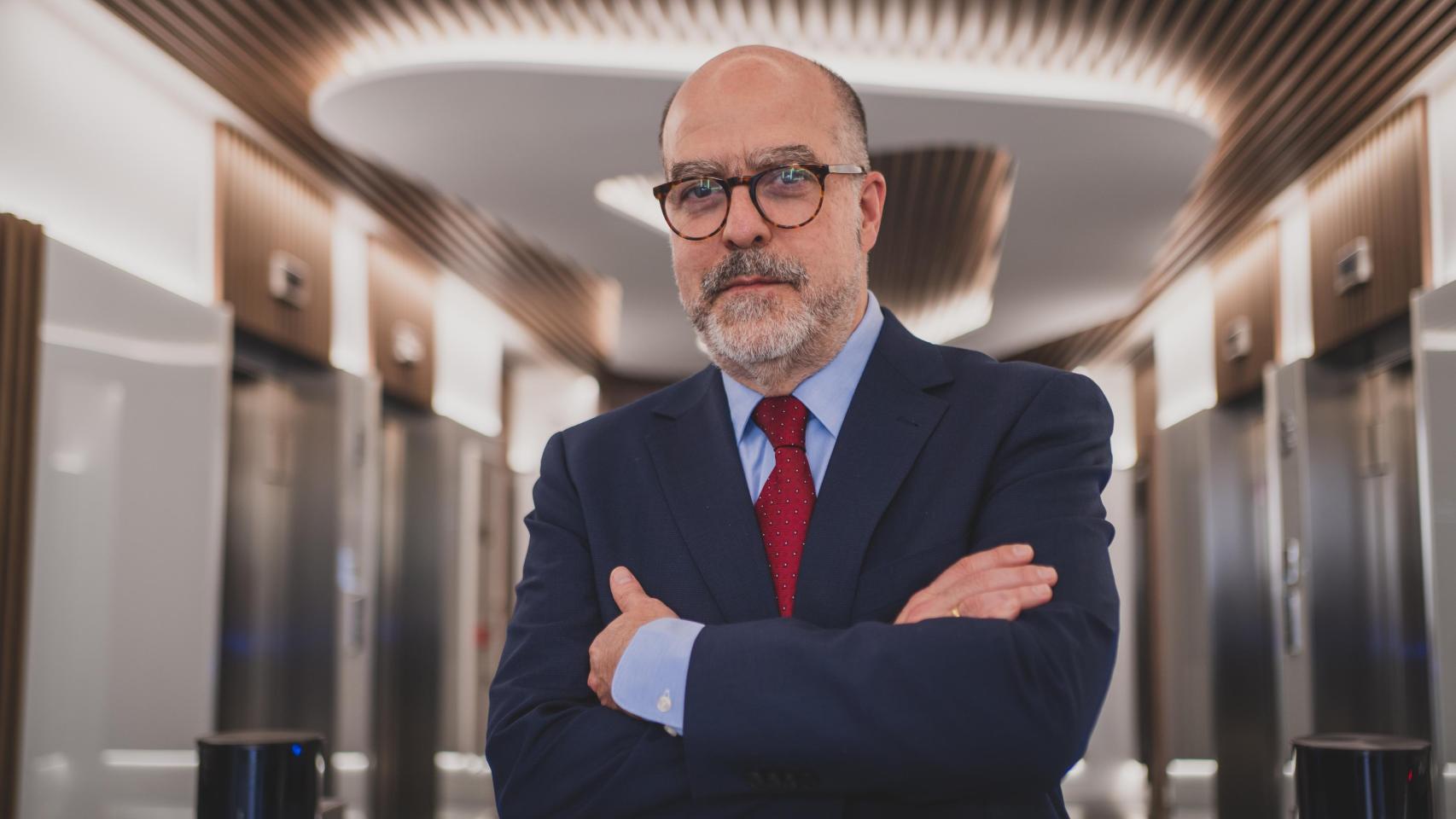 Julio Borges, expresidente de la Asamblea Nacional de Venezuela en las oficinas de EL ESPAÑOL.