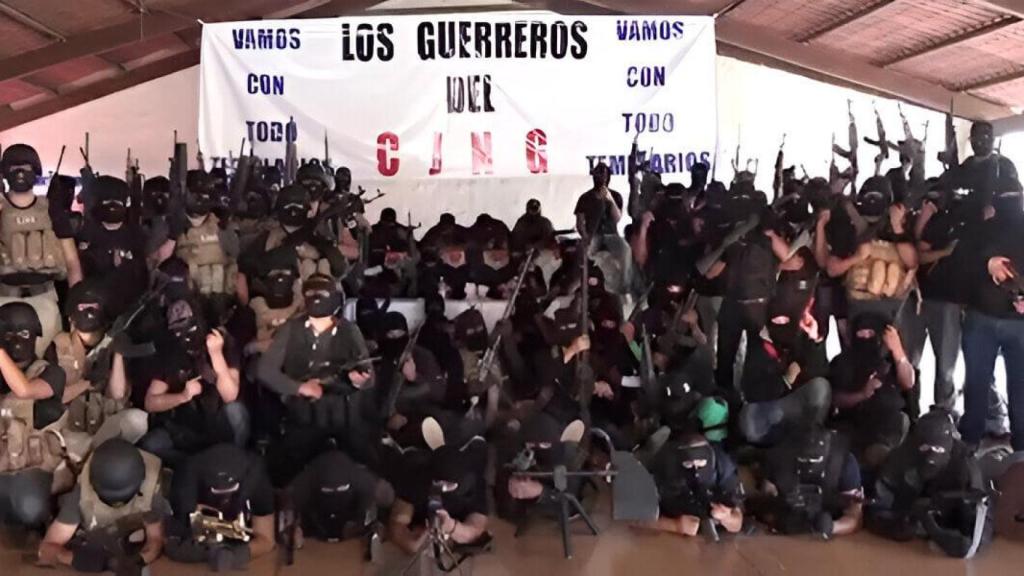 Miembros del CJNG.