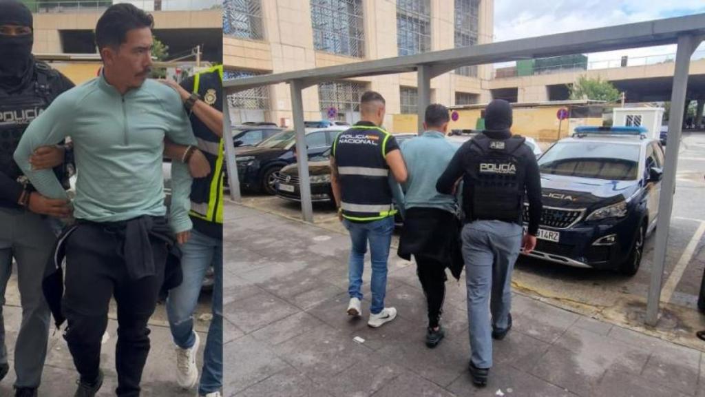 El Pipo, capo de los Lobos, detenido en el aeropuerto de Málaga.