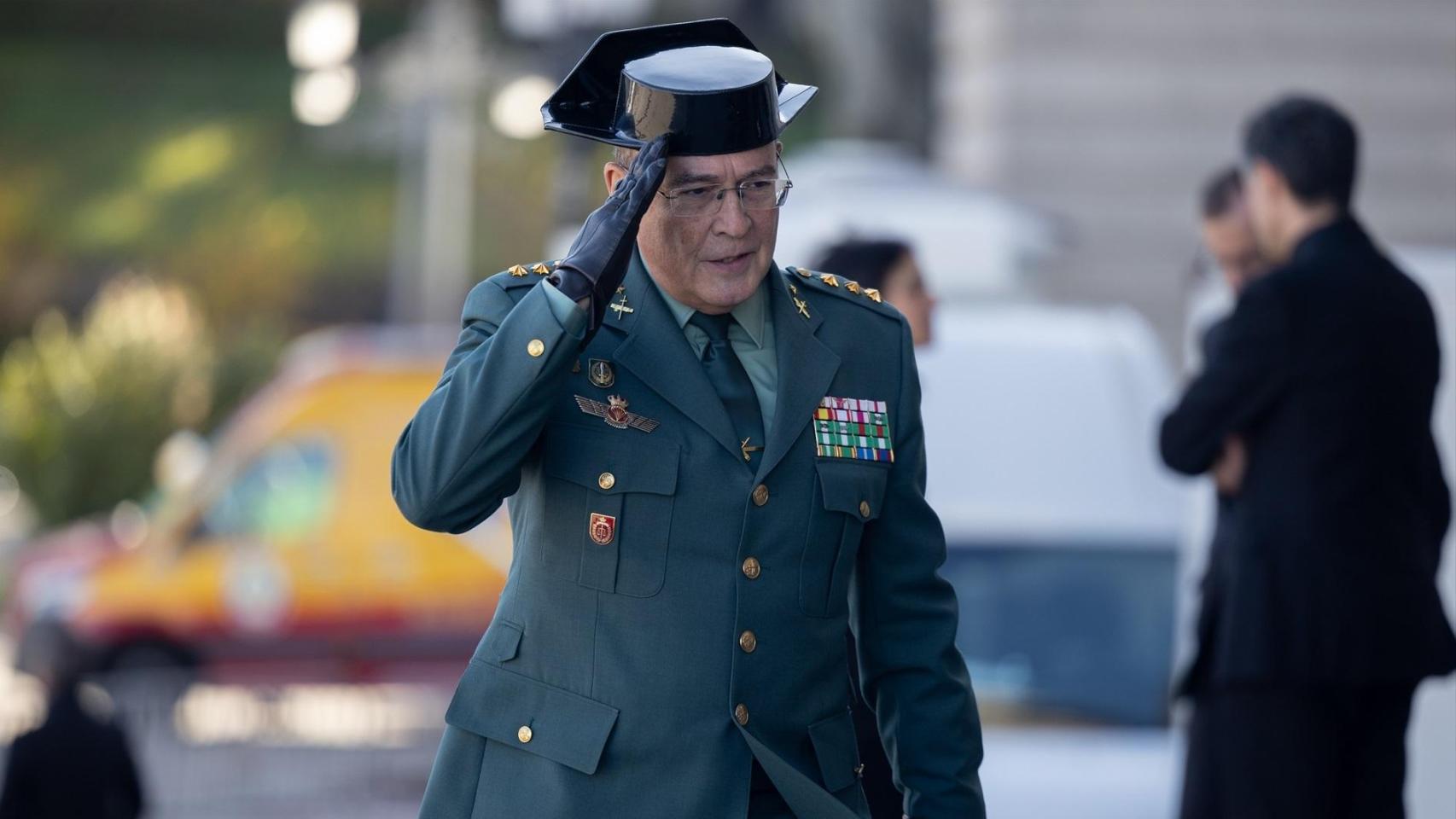 El coronel Diego Pérez de los Cobos a su llegada al funeral por el vigésimo aniversario del 11-M, en marzo de 2024.