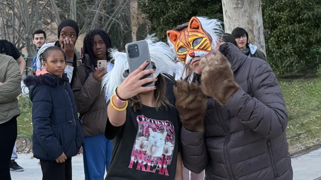 El influencer Tiparraco y una 'therian'.