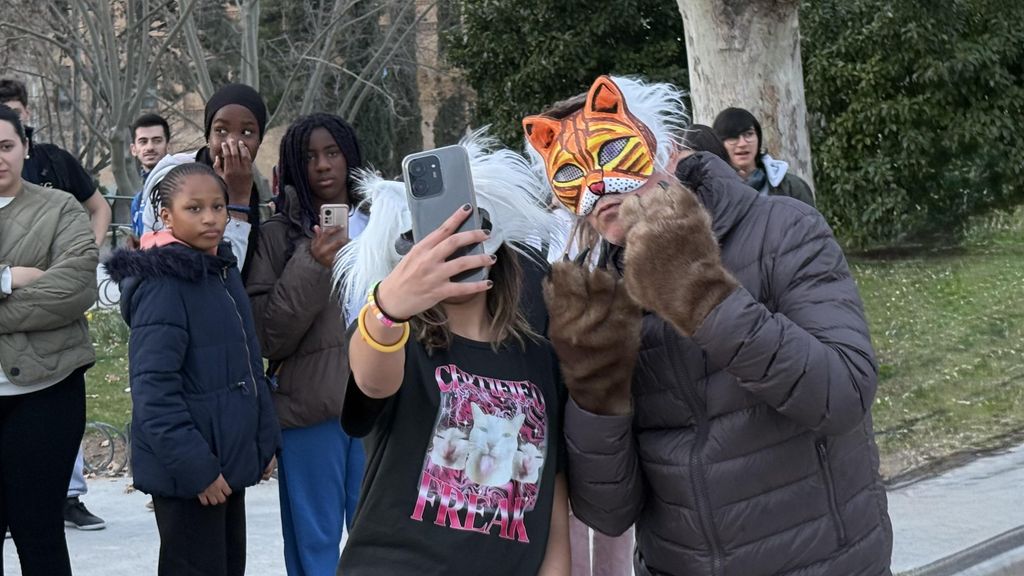 El influencer Tiparraco y una 'therian'.