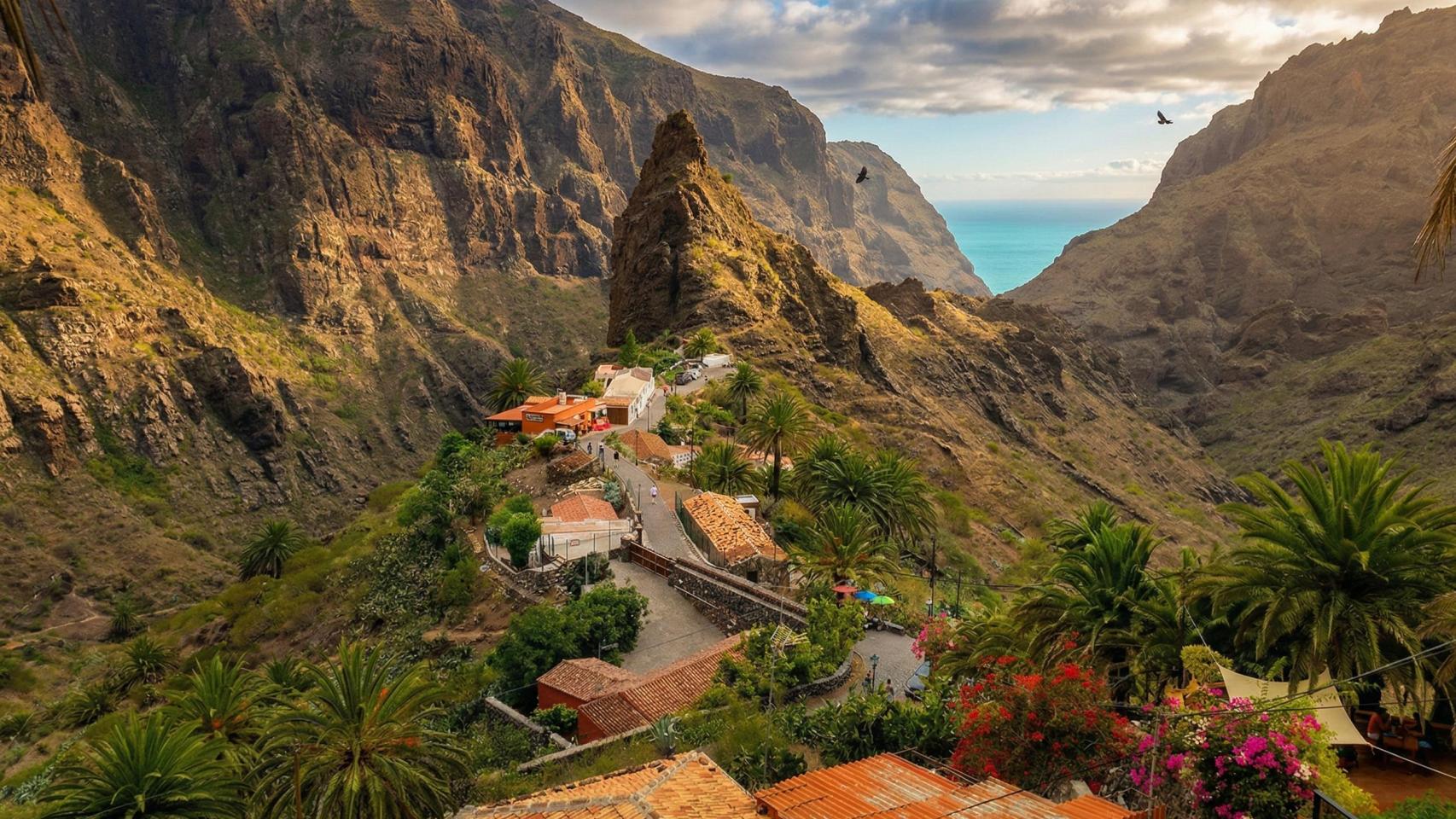 El Barranco de Masca, en Tenerife (Islas Canarias).
