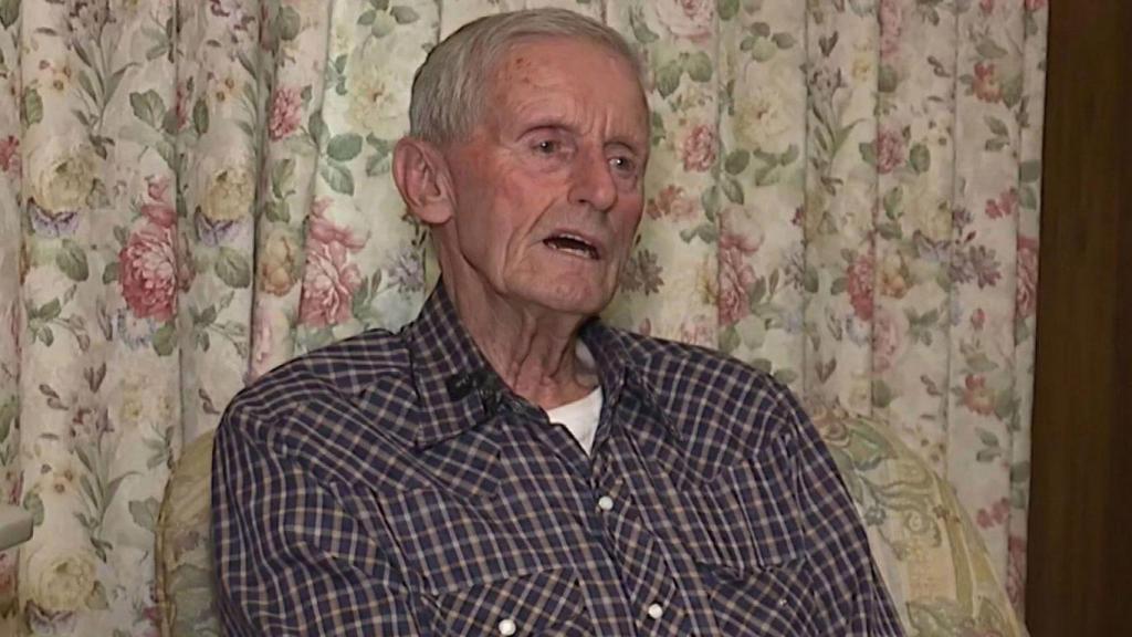 Mervin Raudabaugh, agricultor en Estados Unidos.