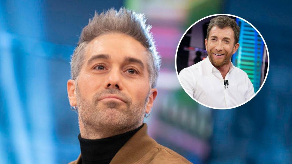 Dani Martínez y Pablo Motos en un montaje de BLUPER