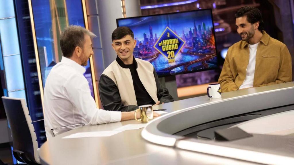 Pedri y Ferrán Torres visitaron este lunes 'El Hormiguero'.