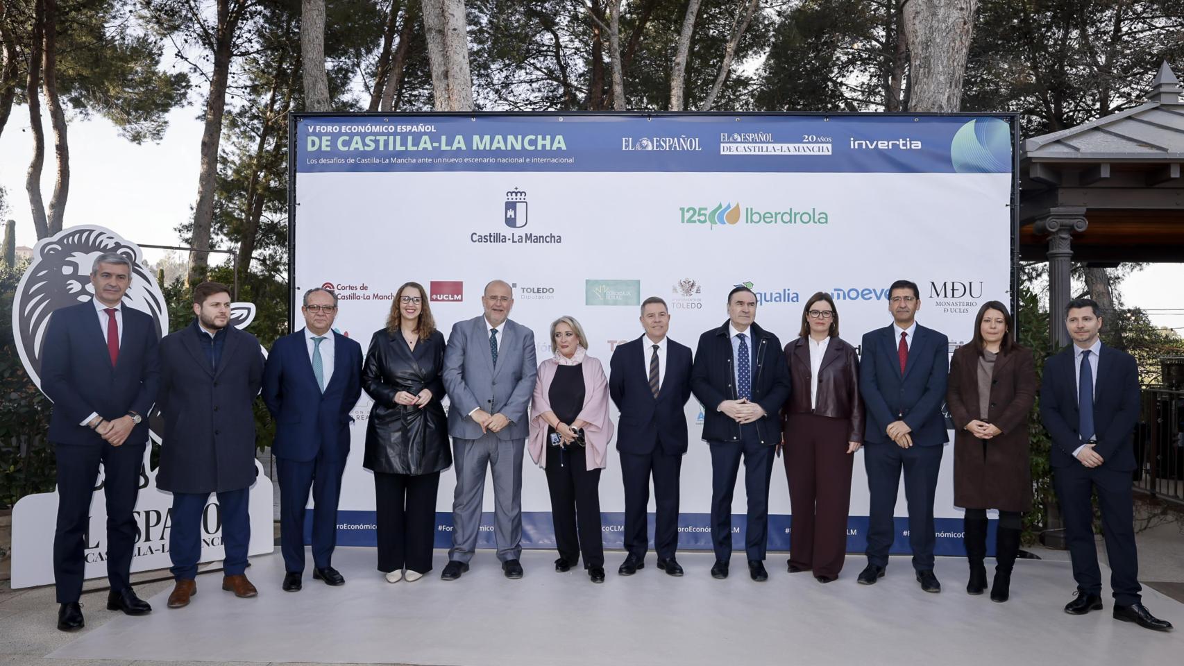 El Gobierno regional junto a Pedro J. Ramírez, Esther Esteban y Alberto Morlanes en la recepción del V Foro Económico ESPAÑOL.