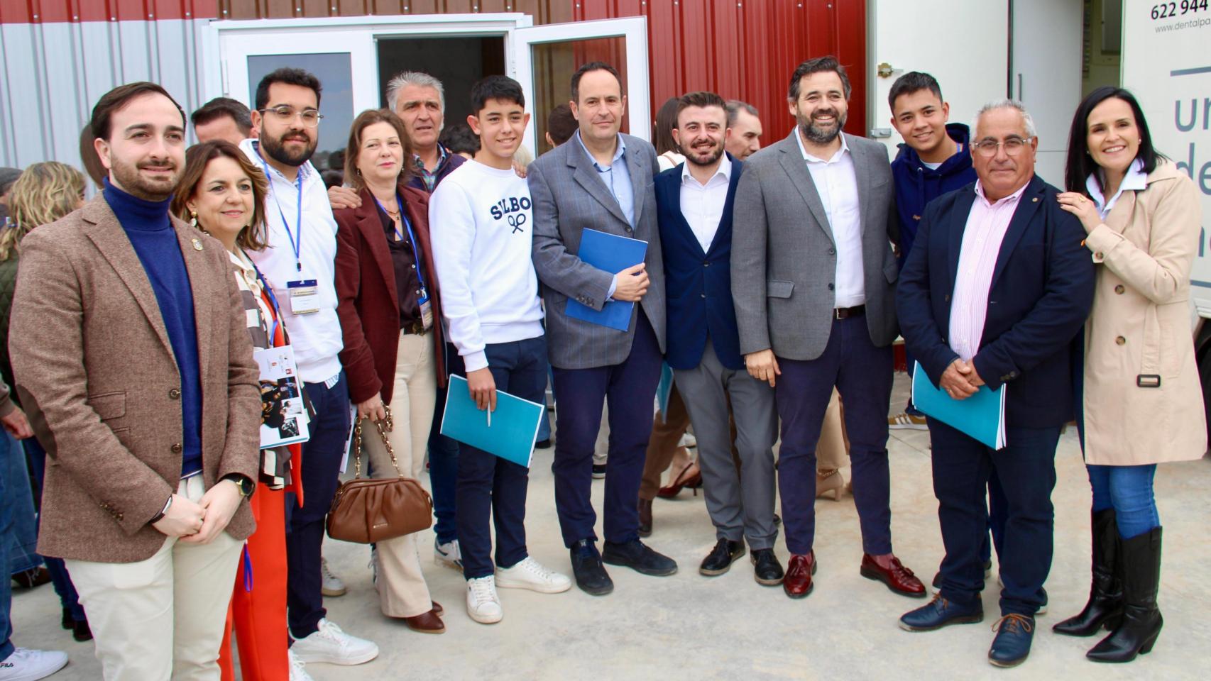 El presidente del PP C-LM, Paco Núñez,en las II Jornadas para fortalecer la Industria y frenar la Despoblación que se están celebrando en Las Valeras.