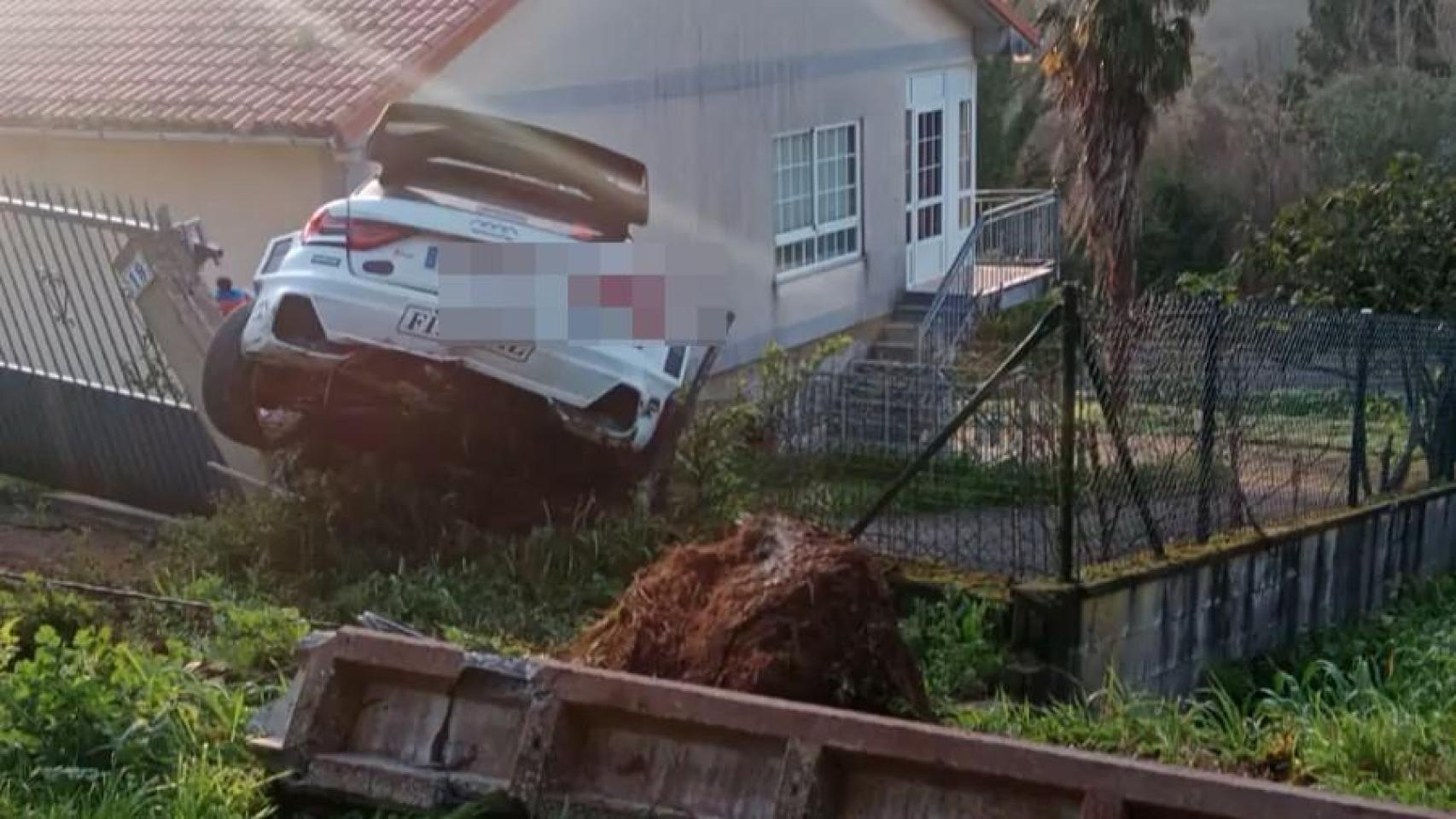 Un piloto resulta herido tras un accidente en el Rallye de A Coruña