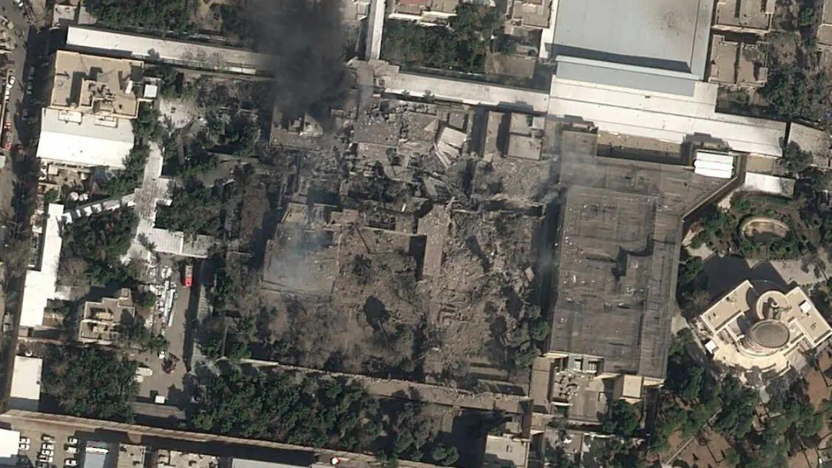 La residencia oficial del líder supremo de Irán, Alí Jamenei, bombardeada por parte de Estados Unidos e Israel.