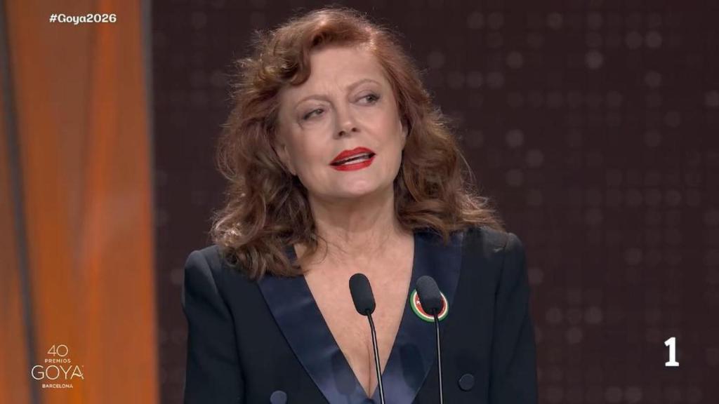 Susan Sarandon, en los Goya 2026.