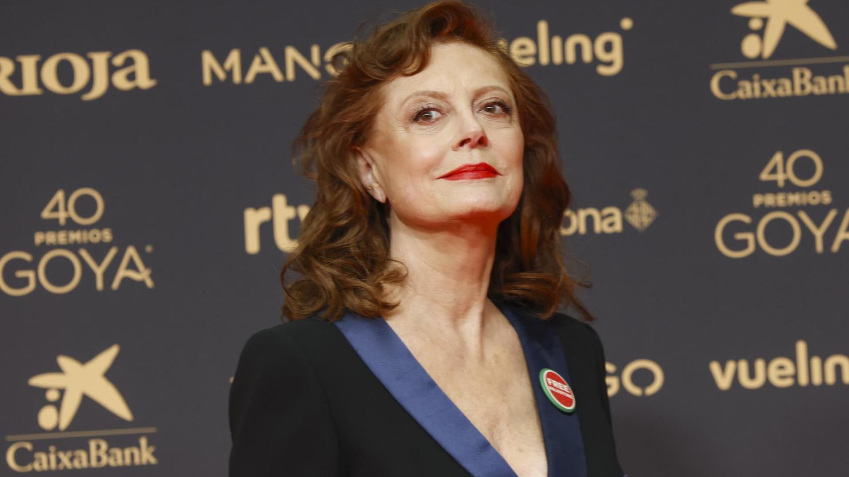 La actriz Susan Sarandon, Goya Internacional 2026.