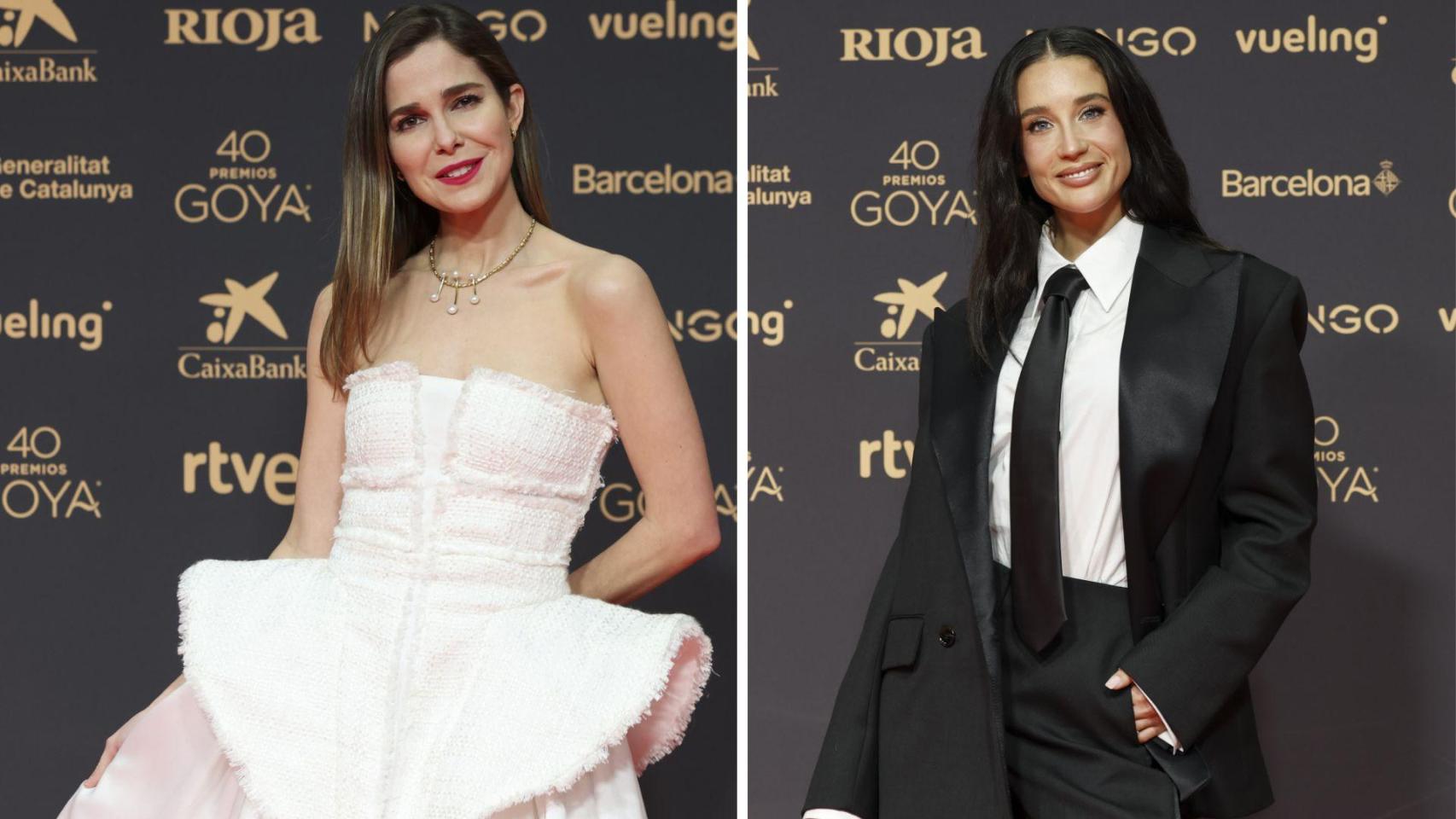 Del volumen al traje: contraste de siluetas sobre la alfombra roja.