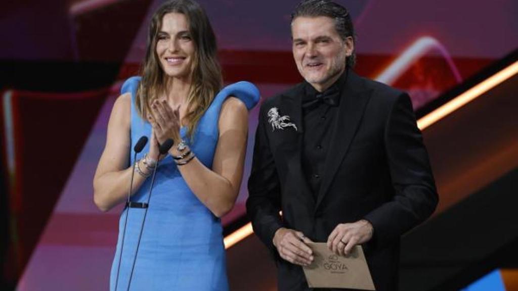 Salva Reina, con Alexia Putellas.